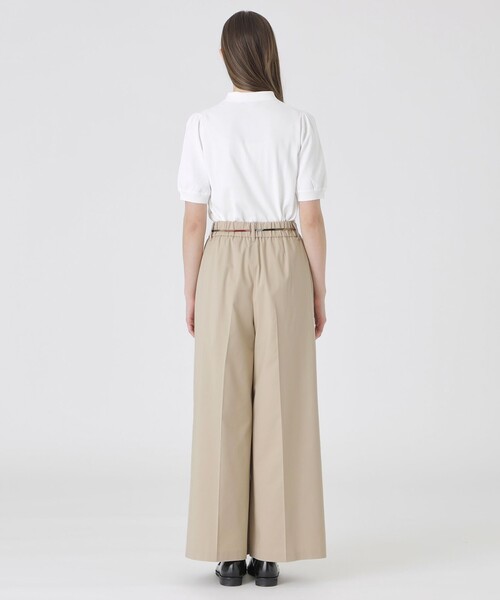 BLUE LABEL CRESTBRIDGE(ブルーレーベルクレストブリッジ)の「サイロスパンクリアツイルワイドパンツ(その他パンツ・レディース・ダークネイビー/ベージュ・36/38)」の12枚目の写真