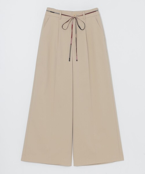 BLUE LABEL CRESTBRIDGE(ブルーレーベルクレストブリッジ)の「サイロスパンクリアツイルワイドパンツ(その他パンツ・レディース・ダークネイビー/ベージュ・36/38)」の16枚目の写真