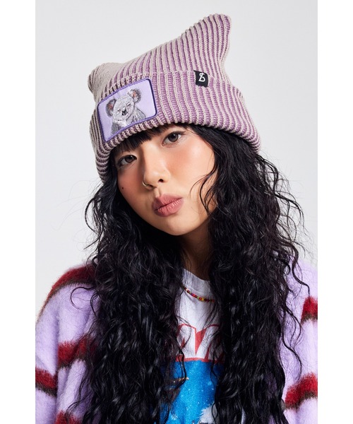 ニットキャップ/ビーニー（パープル/紫色系）ファッション通販 - ZOZOTOWN