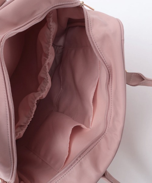 axes femme（アクシーズファム）の「撥水ナイロンＷリボンボストン（ボストンバッグ・レディース・ピンク/ブラック・FREE）」の12枚目の写真