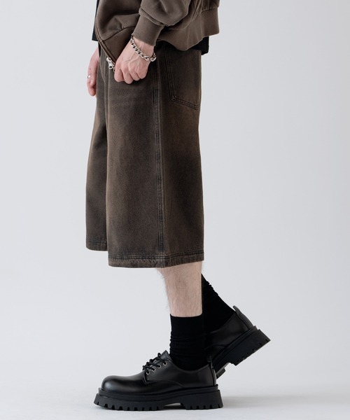 improves（インプローブス）の「12oz デニム ワイド ハーフパンツ（その他パンツ・メンズ・チャコール/カモフラージュ/ブラック/ブルー/ネイビー・LARGE/X-LARGE/MEDIUM）」の11枚目の写真