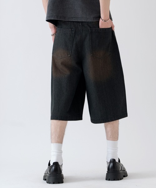improves（インプローブス）の「12oz デニム ワイド ハーフパンツ（その他パンツ・メンズ・チャコール/カモフラージュ/ブラック/ブルー/ネイビー・LARGE/X-LARGE/MEDIUM）」の16枚目の写真