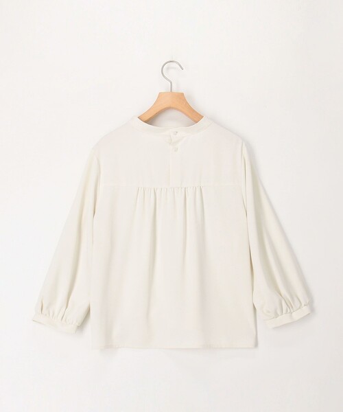 MICO COULIER（ミコクリエ）の「エラスティックカルゼブラウス（シャツ/ブラウス・レディース・サックスブルー/オフホワイト/ネイビー/ピンク・38）」の22枚目の写真