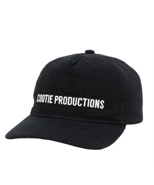 COOTIE PRODUCTIONS（クーティープロダクションズ）の「C/Li Canvas 5 Panel Cap（キャップ・メンズ・ブラック・FREE）」の2枚目の写真