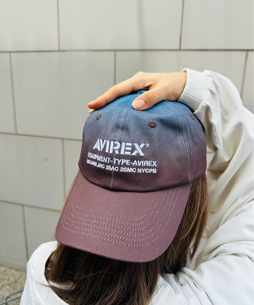 AVIREX（アヴィレックス）の「AVIREX / AX GRADATION COLOR CAP / 81623600（キャップ・レディース・ブルー/カーキ/ブラック/ネイビー・FREE）」の6枚目の写真