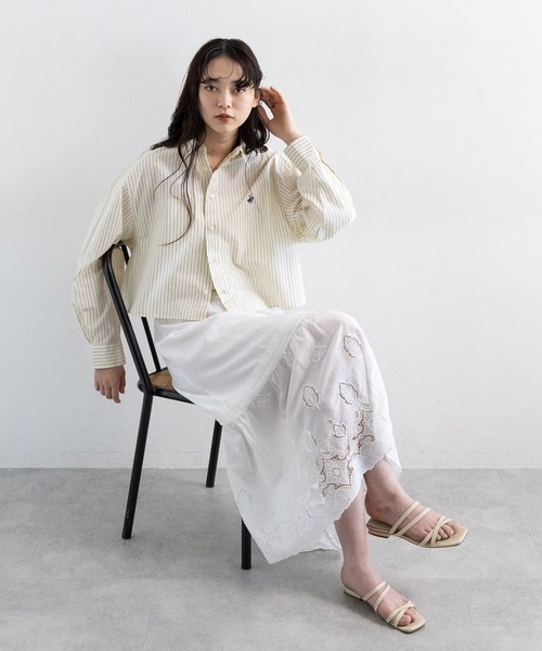 BEVERLY HILLS POLO CLUB（ビバリーヒルズポロクラブ）の「BEVERLY HILLS POLO CLUB/アソートルーズシャツ（シャツ/ブラウス・レディース・グリーン系/ネイビー/ブルー系/イエロー系/ブルー・SMALL/MEDIUM）」の7枚目の写真