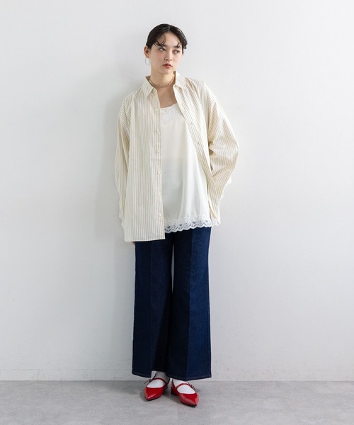 BEVERLY HILLS POLO CLUB（ビバリーヒルズポロクラブ）の「BEVERLY HILLS POLO CLUB/アソートルーズシャツ（シャツ/ブラウス・レディース・グリーン系/ネイビー/ブルー系/イエロー系/ブルー・SMALL/MEDIUM）」の10枚目の写真