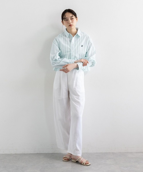 BEVERLY HILLS POLO CLUB（ビバリーヒルズポロクラブ）の「BEVERLY HILLS POLO CLUB/アソートルーズシャツ（シャツ/ブラウス・レディース・グリーン系/ネイビー/ブルー系/イエロー系/ブルー・SMALL/MEDIUM）」の14枚目の写真