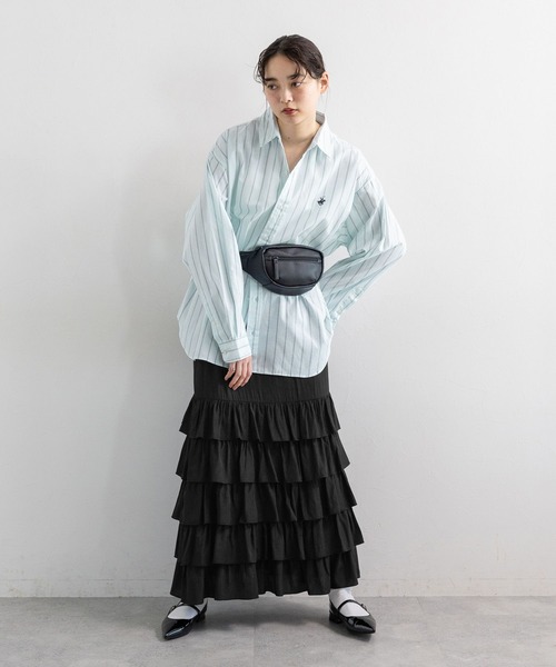 BEVERLY HILLS POLO CLUB（ビバリーヒルズポロクラブ）の「BEVERLY HILLS POLO CLUB/アソートルーズシャツ（シャツ/ブラウス・レディース・グリーン系/ネイビー/ブルー系/イエロー系/ブルー・SMALL/MEDIUM）」の18枚目の写真