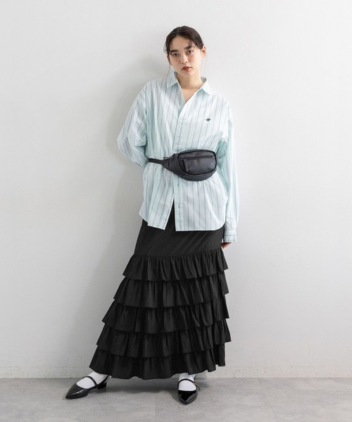 BEVERLY HILLS POLO CLUB（ビバリーヒルズポロクラブ）の「BEVERLY HILLS POLO CLUB/アソートルーズシャツ（シャツ/ブラウス・レディース・グリーン系/ネイビー/ブルー系/イエロー系/ブルー・SMALL/MEDIUM）」の19枚目の写真