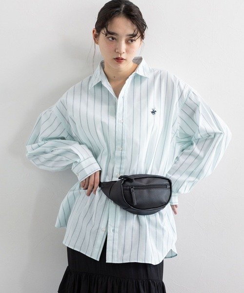 BEVERLY HILLS POLO CLUB（ビバリーヒルズポロクラブ）の「BEVERLY HILLS POLO CLUB/アソートルーズシャツ（シャツ/ブラウス・レディース・グリーン系/ネイビー/ブルー系/イエロー系/ブルー・SMALL/MEDIUM）」の21枚目の写真