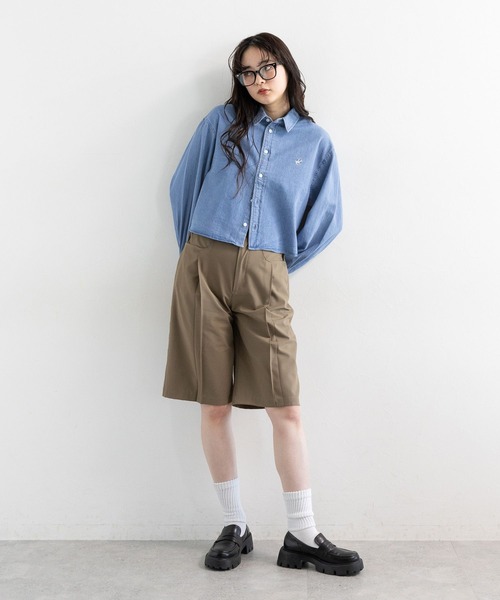 BEVERLY HILLS POLO CLUB（ビバリーヒルズポロクラブ）の「BEVERLY HILLS POLO CLUB/アソートルーズシャツ（シャツ/ブラウス・レディース・グリーン系/ネイビー/ブルー系/イエロー系/ブルー・SMALL/MEDIUM）」の22枚目の写真