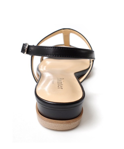 Pointer(shoes)(ポインター)の「【本革・日本製】 ストラップ ウエッジソール スクエアトゥ バックストラップ サンダル(サンダル・レディース・シルバー/オフホワイト/ブラック/その他・L/LL/M/S)」の20枚目の写真