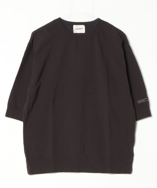 quadro（クオドロ）の「GTⅡスーパーインレイ7分袖クルーネックプルオーバー（Tシャツ/カットソー・メンズ・ピンク/スミクロ/グレー・LARGE）」の2枚目の写真