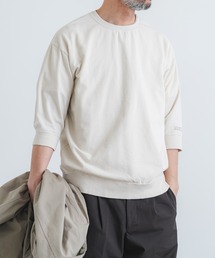 quadro（クオドロ）の「GTⅡスーパーインレイ7分袖クルーネックプルオーバー（Tシャツ/カットソー）」