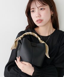natural couture | スカーフ付きポーチインバッグ(ショルダーバッグ)