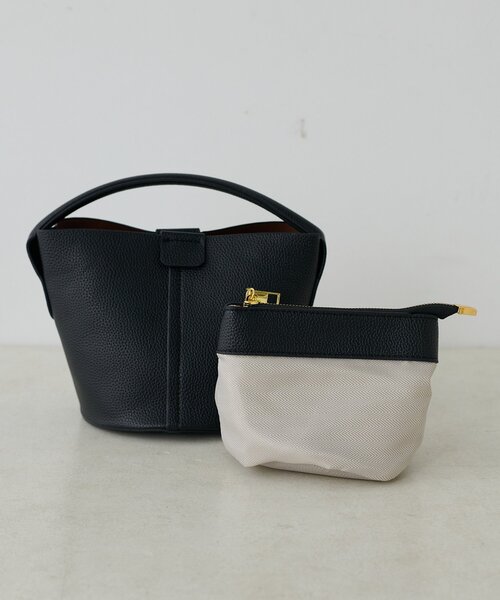 natural couture（ナチュラルクチュール）の「スカーフ付きポーチインバッグ（ショルダーバッグ・レディース・ピンク/ホワイト/ブラック/イエロー・FREE）」の22枚目の写真