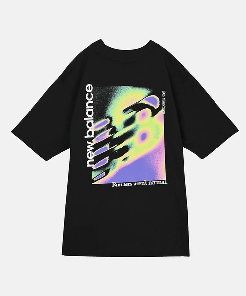 NEW BALANCE（ニューバランス）の「new balance/ニューバランス 半袖 Tシャツ バックプリント トライロゴヒートマップTシャツ MT61V4ZG（Tシャツ/カットソー・メンズ・ホワイト/ブラック・M/XL/L）」の19枚目の写真
