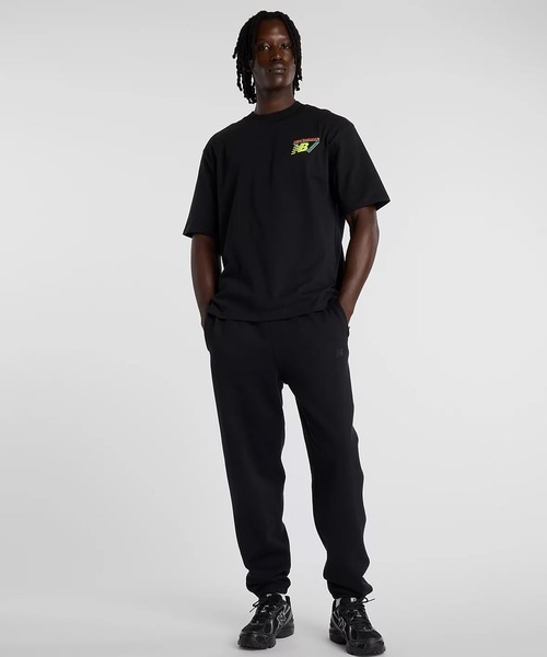 NEW BALANCE（ニューバランス）の「new balance/ニューバランス 半袖 Tシャツ バックプリント トライロゴヒートマップTシャツ MT61V4ZG（Tシャツ/カットソー・メンズ・ホワイト/ブラック・M/XL/L）」の15枚目の写真