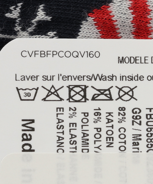 IENA（イエナ）の「BLEU FORET/ブルーフォレ CHRISTMAS SOCKS 靴下 6585（ソックス/靴下・レディース・その他・FREE）」の2枚目の写真