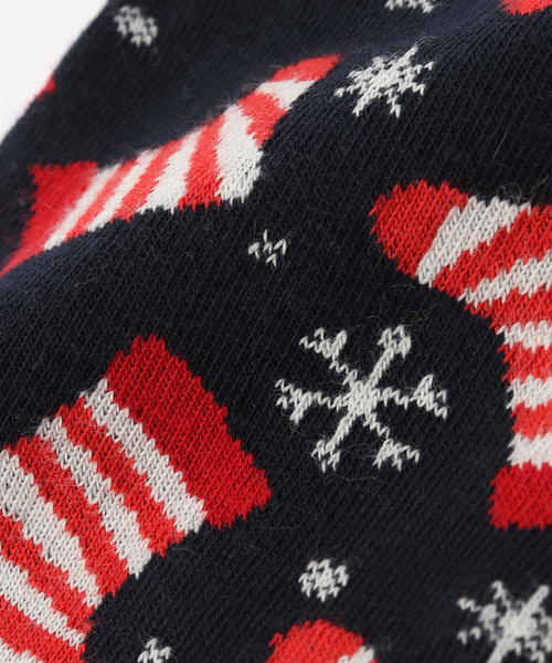 IENA（イエナ）の「BLEU FORET/ブルーフォレ CHRISTMAS SOCKS 靴下 6585（ソックス/靴下・レディース・その他・FREE）」の3枚目の写真