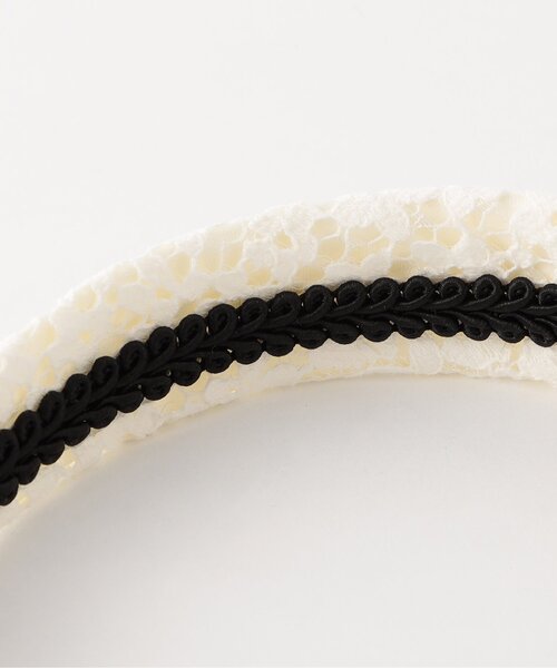 apres les cours（アプレレクール）の「レースカチューシャ（カチューシャ・キッズ・アイボリー・FREE）」の6枚目の写真