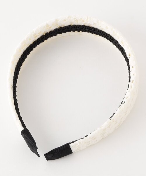 apres les cours（アプレレクール）の「レースカチューシャ（カチューシャ・キッズ・アイボリー・FREE）」の7枚目の写真