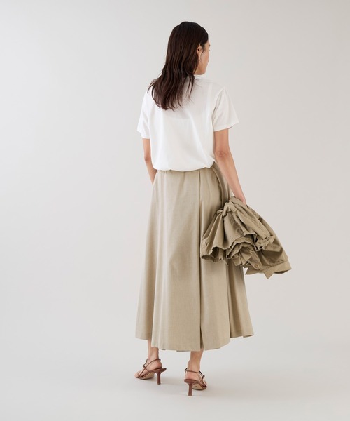 marmors(マルモア)の「【marmors】イヤリングイラストTシャツ(Tシャツ/カットソー・レディース・ベージュ/ホワイト・36)」の9枚目の写真