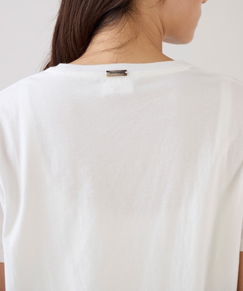 marmors(マルモア)の「【marmors】イヤリングイラストTシャツ(Tシャツ/カットソー・レディース・ベージュ/ホワイト・36)」の14枚目の写真