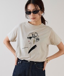 marmors（マルモア）の「【marmors】イヤリングイラストTシャツ（Tシャツ/カットソー）」