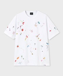 ポールスミス/花柄グラフィックTシャツ アイポリー ポール・スミスが撮影した蘭デザインの限定商品、「Rakuten Fashion
