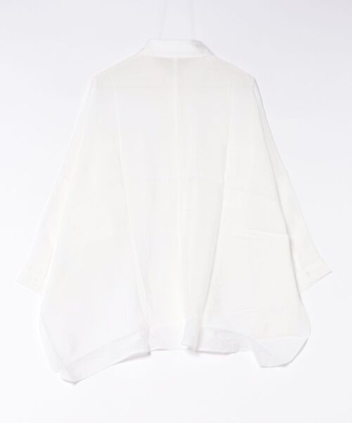 NYLAUS(ナイラス)の「【SG】シアーオーバーサイズドルマンシャツ 長袖シアーシャツ(シャツ/ブラウス・レディース・ブラック/グレイッシュベージュ/オフホワイト/ブラウン・M)」の22枚目の写真
