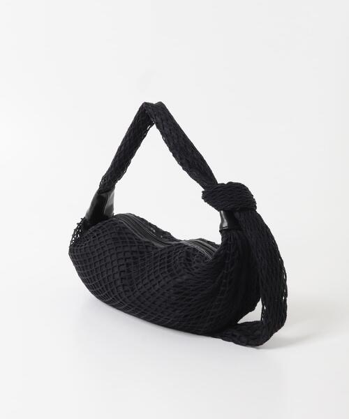 KBF(ケイビーエフ)の「メッシュショルダーBAG(ショルダーバッグ・レディース・ブラック/アイボリー・ONE)」の16枚目の写真