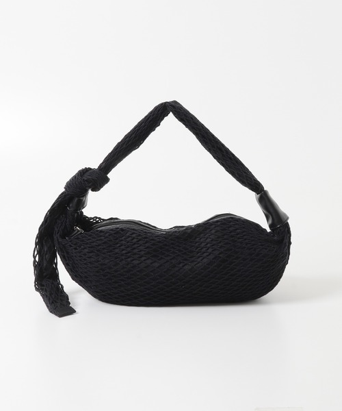 KBF（ケイビーエフ）の「メッシュショルダーBAG（ショルダーバッグ・レディース・ブラック/アイボリー・ONE）」の15枚目の写真