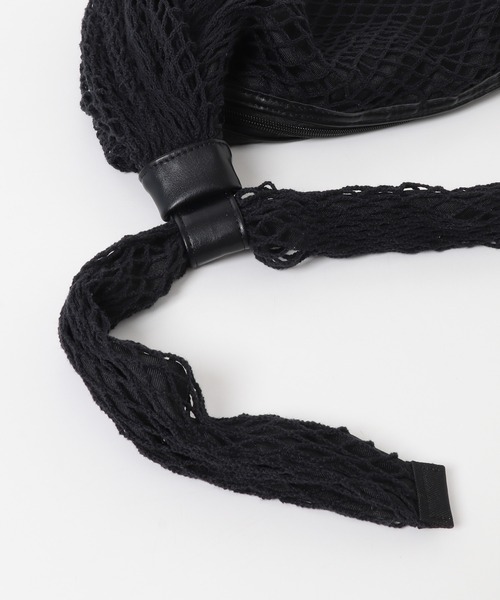 KBF（ケイビーエフ）の「メッシュショルダーBAG（ショルダーバッグ・レディース・ブラック/アイボリー・ONE）」の19枚目の写真