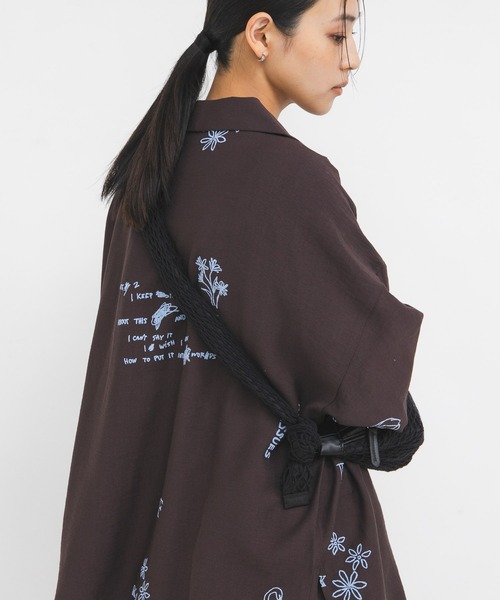 KBF（ケイビーエフ）の「メッシュショルダーBAG（ショルダーバッグ・レディース・ブラック/アイボリー・ONE）」の11枚目の写真