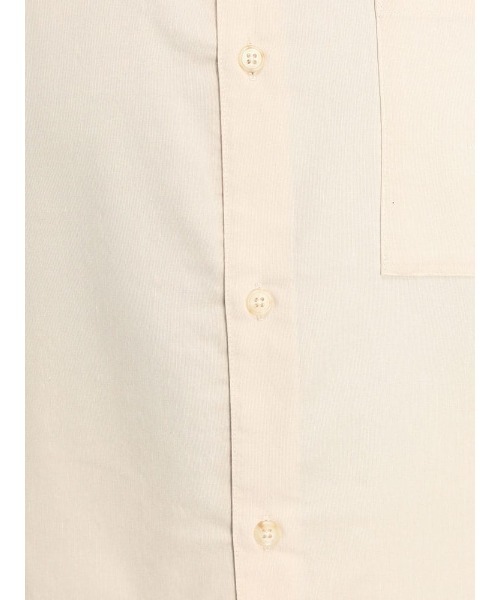 B&T CLUB(ビーティークラブ)の「シャツ 長袖 メンズ 大きいサイズ NEO LINEN 無地 バンドカラー B&T CLUB (ビーアンドティークラブ)(シャツ/ブラウス・メンズ・ベージュ/ネイビー・X2(4L~5L)/X1(3L~4L)/X3(6L~7L))」の4枚目の写真