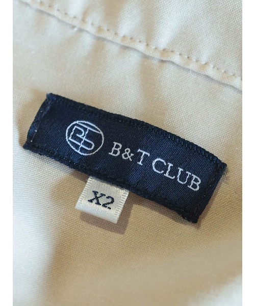 B&T CLUB(ビーティークラブ)の「シャツ 長袖 メンズ 大きいサイズ NEO LINEN 無地 バンドカラー B&T CLUB (ビーアンドティークラブ)(シャツ/ブラウス・メンズ・ベージュ/ネイビー・X2(4L~5L)/X1(3L~4L)/X3(6L~7L))」の5枚目の写真