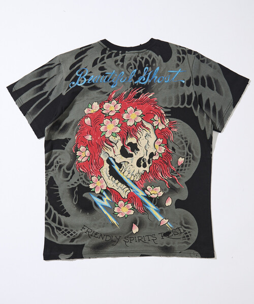 FREAK'S STORE(フリークスストア)の「限定展開 Ed Hardy/エドハーディ DAMAGE-ED HARDY SS TEE(Tシャツ/カットソー・メンズ・ブラック/ブラック系その他・X-LARGE/LARGE/MEDIUM)」の3枚目の写真