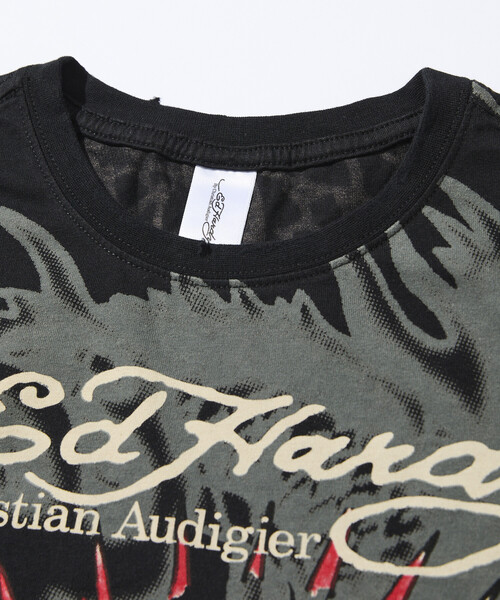 FREAK'S STORE(フリークスストア)の「限定展開 Ed Hardy/エドハーディ DAMAGE-ED HARDY SS TEE(Tシャツ/カットソー・メンズ・ブラック/ブラック系その他・X-LARGE/LARGE/MEDIUM)」の5枚目の写真
