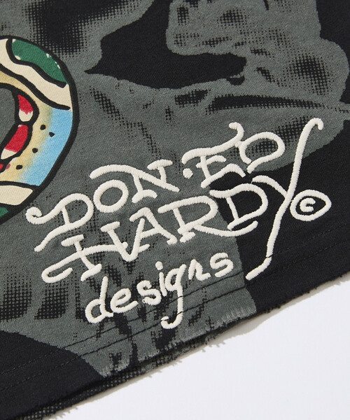 FREAK'S STORE(フリークスストア)の「限定展開 Ed Hardy/エドハーディ DAMAGE-ED HARDY SS TEE(Tシャツ/カットソー・メンズ・ブラック/ブラック系その他・X-LARGE/LARGE/MEDIUM)」の13枚目の写真