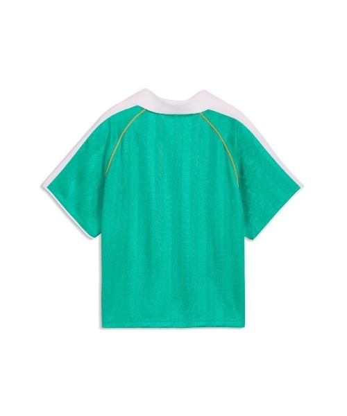 PUMA(プーマ)の「PUMA WNS 7 RELAXED FOOTBALL SHORT SLEEVE TEE(プーマ ウィメンズ T7 リラックスド フットボール 半袖 Tシャツ)(Tシャツ/カットソー・レディース・グリーン系/ブルー系・SMALL/MEDIUM/LARGE)」の9枚目の写真