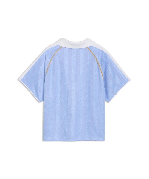 PUMA(プーマ)の「PUMA WNS 7 RELAXED FOOTBALL SHORT SLEEVE TEE(プーマ ウィメンズ T7 リラックスド フットボール 半袖 Tシャツ)(Tシャツ/カットソー・レディース・グリーン系/ブルー系・SMALL/MEDIUM/LARGE)」の5枚目の写真