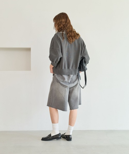 BAYFLOW(ベイフロー)の「デニムハーフパンツ(デニムパンツ・レディース・ブラック/ブルー・SMALL/MEDIUM)」の11枚目の写真
