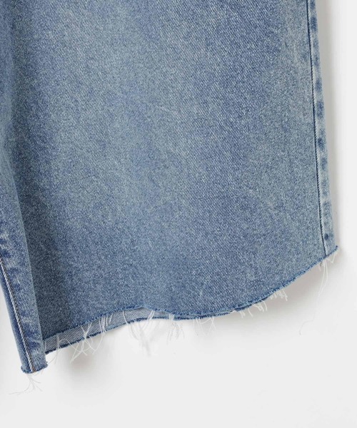 BAYFLOW(ベイフロー)の「デニムハーフパンツ(デニムパンツ・レディース・ブラック/ブルー・SMALL/MEDIUM)」の13枚目の写真