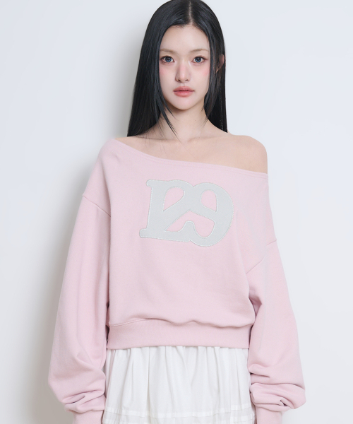 ILLIGO（イリゴ）の「129 ロゴパッチボートネックスウェットライトピンク（スウェット・レディース・その他・SMALL/MEDIUM）」の3枚目の写真