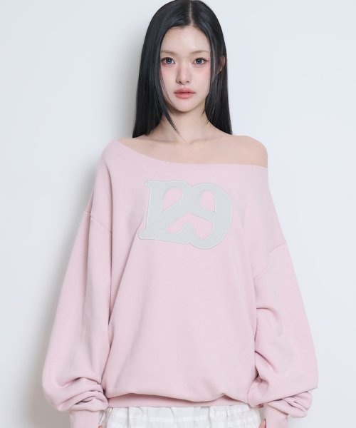 ILLIGO（イリゴ）の「129 ロゴパッチボートネックスウェットライトピンク（スウェット・レディース・その他・SMALL/MEDIUM）」の4枚目の写真