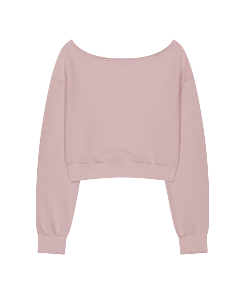 ILLIGO（イリゴ）の「129 ロゴパッチボートネックスウェットライトピンク（スウェット・レディース・その他・SMALL/MEDIUM）」の6枚目の写真
