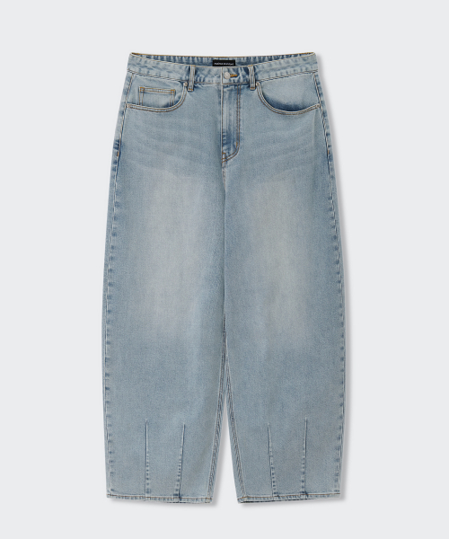 MUSINSA STANDARD（ムシンサスタンダード）の「[クールタンダード] バルーンデニムパンツ [スカイブルー]（デニムパンツ・メンズ・その他・40/38/42/36/34/28/29/32/30/31/33/26/27）」の6枚目の写真