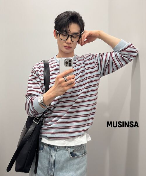 MUSINSA STANDARD（ムシンサスタンダード）の「[クールタンダード] バルーンデニムパンツ [スカイブルー]（デニムパンツ・メンズ・その他・40/38/42/36/34/28/29/32/30/31/33/26/27）」の17枚目の写真